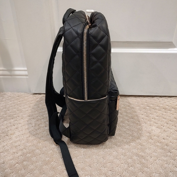 Sandy Lisa St. Tropez Quilted Backpack for Laptop 15.6\